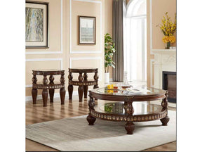 HD-1521 Mohagany 3-Piece Coffee Table Set by Homey Design at Eve Furniture