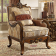 HD-1601 Antique Gold Chair by Homey Design at Eve Furniture