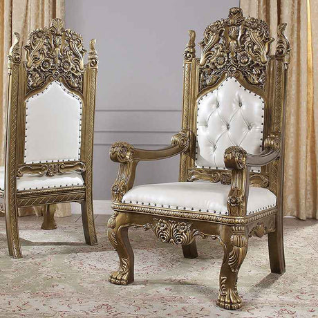 HD-1802 Bronze 7-Piece Dining Room Set by Homey Design at Eve Furniture