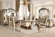 HD-1881 Ivory/Bronzed Copper 7-Piece Dining Set by Homey Design at Eve Furniture