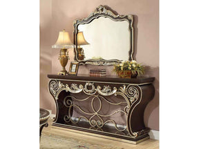 HD-213 Dark Brown Console Table by Homey Design at Eve Furniture