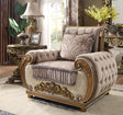 HD-25 Perfect Brown & Beige Chair by Homey Design at Eve Furniture