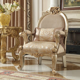HD-2663 Champagne Metallic Gold/Silver Blend 3-Piece Living Room Set