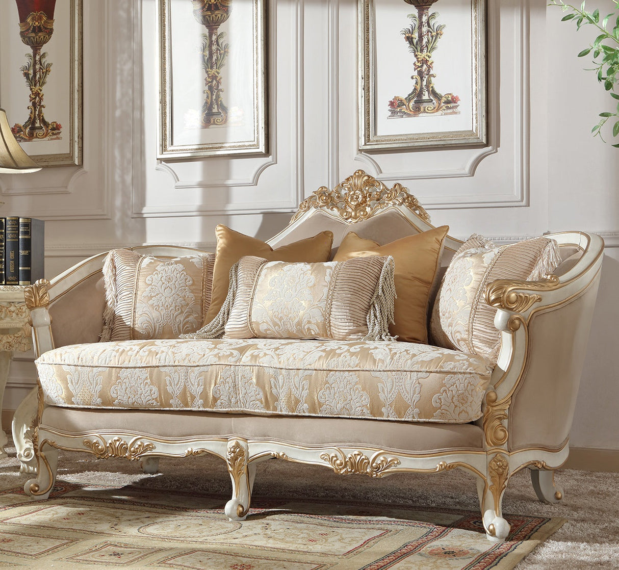 HD-2669 Plantation Cove White 3-Piece Living Room Set