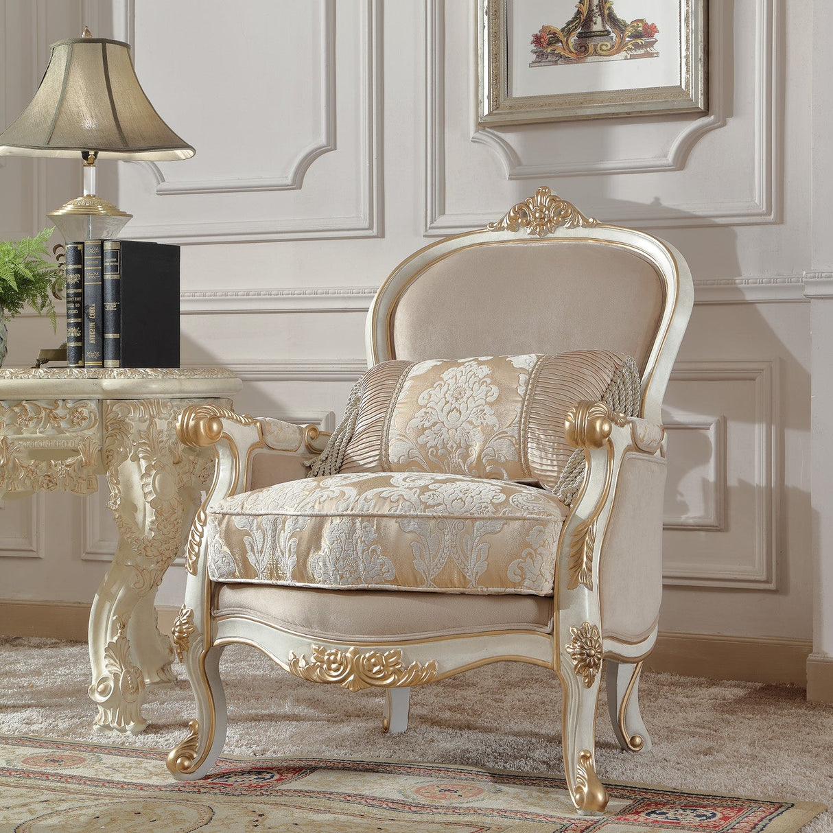 HD-2669 Plantation Cove White 3-Piece Living Room Set