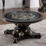 HD-328B Black Enamel 3-Piece Coffee Table Set by Homey Design at Eve Furniture