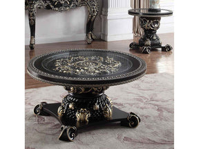 HD-328B Black Enamel 3-Piece Coffee Table Set by Homey Design at Eve Furniture