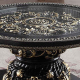 HD-328B Black Enamel Coffee Table by Homey Design at Eve Furniture