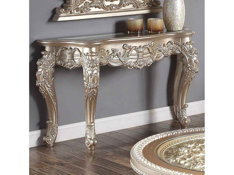 HD-328C Champagne Console Table by Homey Design at Eve Furniture