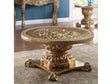 HD-328G Metallic Gold Coffee Table by Homey Design at Eve Furniture