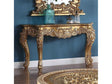 HD-328G Metallic Gold Console Table by Homey Design at Eve Furniture