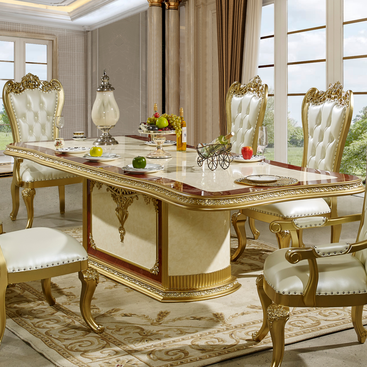 HD-5138 Dining Table by Homey Design at Eve Furniture