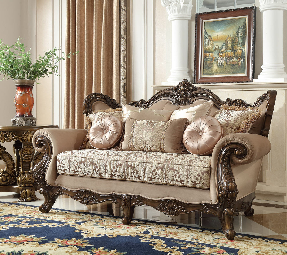 HD-6935 Perfect Brown 3-Piece Living Room Set