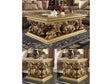 HD-8016 Bright Gold 3-Piece Coffee Table Set by Homey Design at Eve Furniture