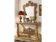 HD-8016 Bright Gold Console Table by Homey Design at Eve Furniture