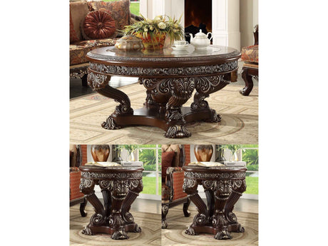 HD-8017 Brown Cherry 3-Piece Coffee Table Set by Homey Design at Eve Furniture
