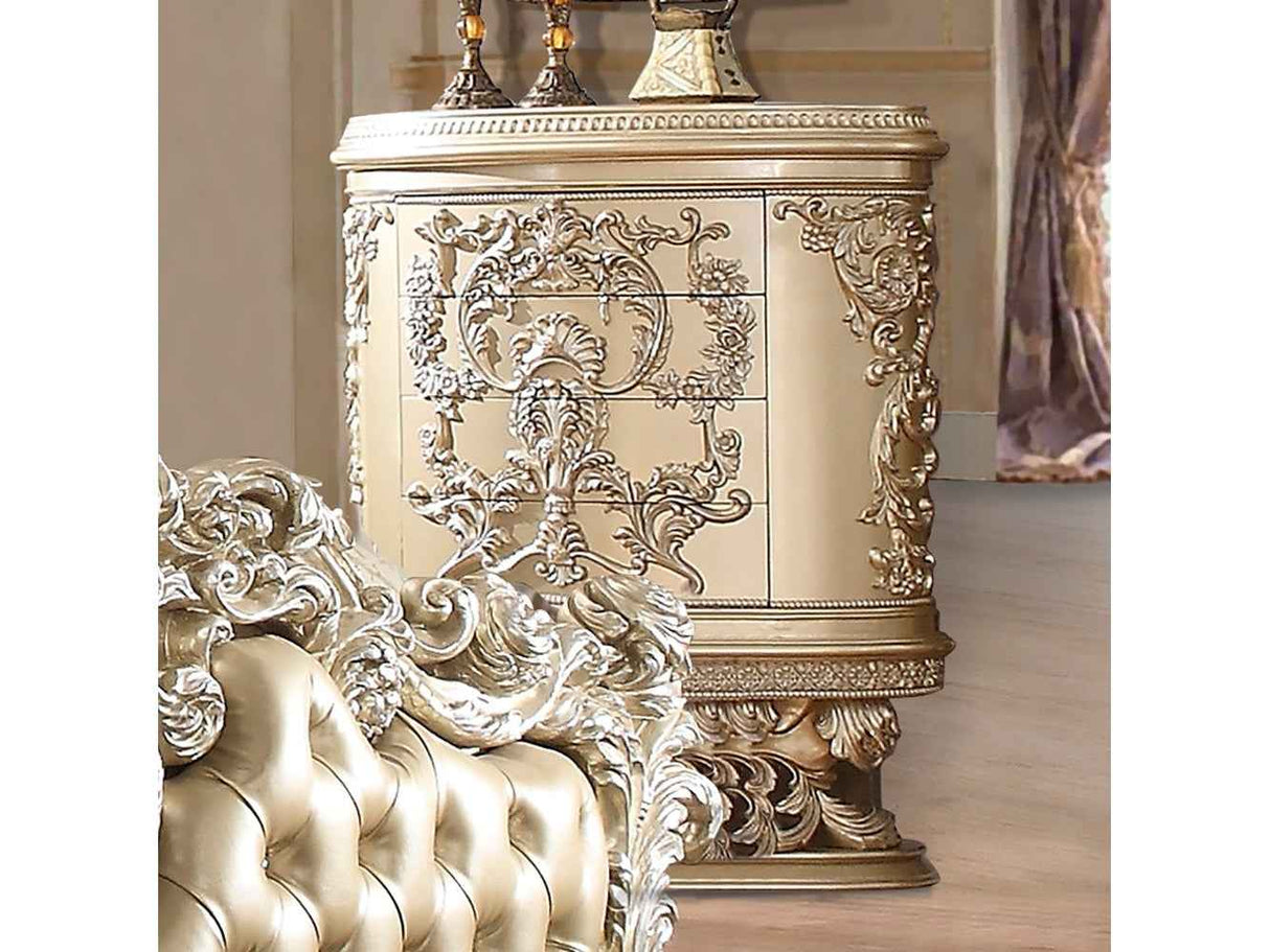 HD-8022 Champagne Chest by Homey Design at Eve Furniture