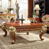 HD-8024 Cedar Red 3-Piece Coffee Table Set by Homey Design at Eve Furniture