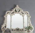 HD-8030 Plantation Cove White Mirror by Homey Design at Eve Furniture