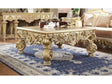 HD-8086 Bright Gold Coffee Table by Homey Design at Eve Furniture