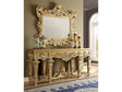 HD-8086 Bright Gold Console Table by Homey Design at Eve Furniture