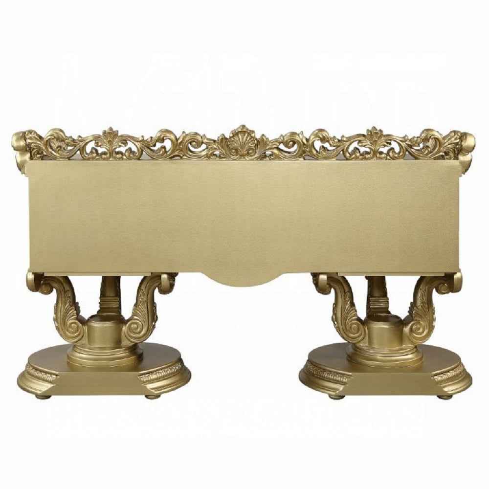 HD-8086 Bright Gold Dresser by Homey Design at Eve Furniture