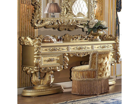 HD-8086 Bright Gold Dresser by Homey Design at Eve Furniture