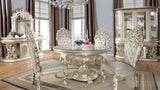 HD-8088 Metallic Silver/Gold Highlights 5-Piece Dining Room Set by Homey Design at Eve Furniture