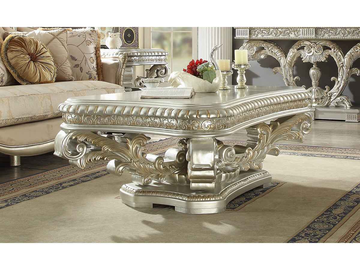 HD-8088 Silver Coffee Table by Homey Design at Eve Furniture