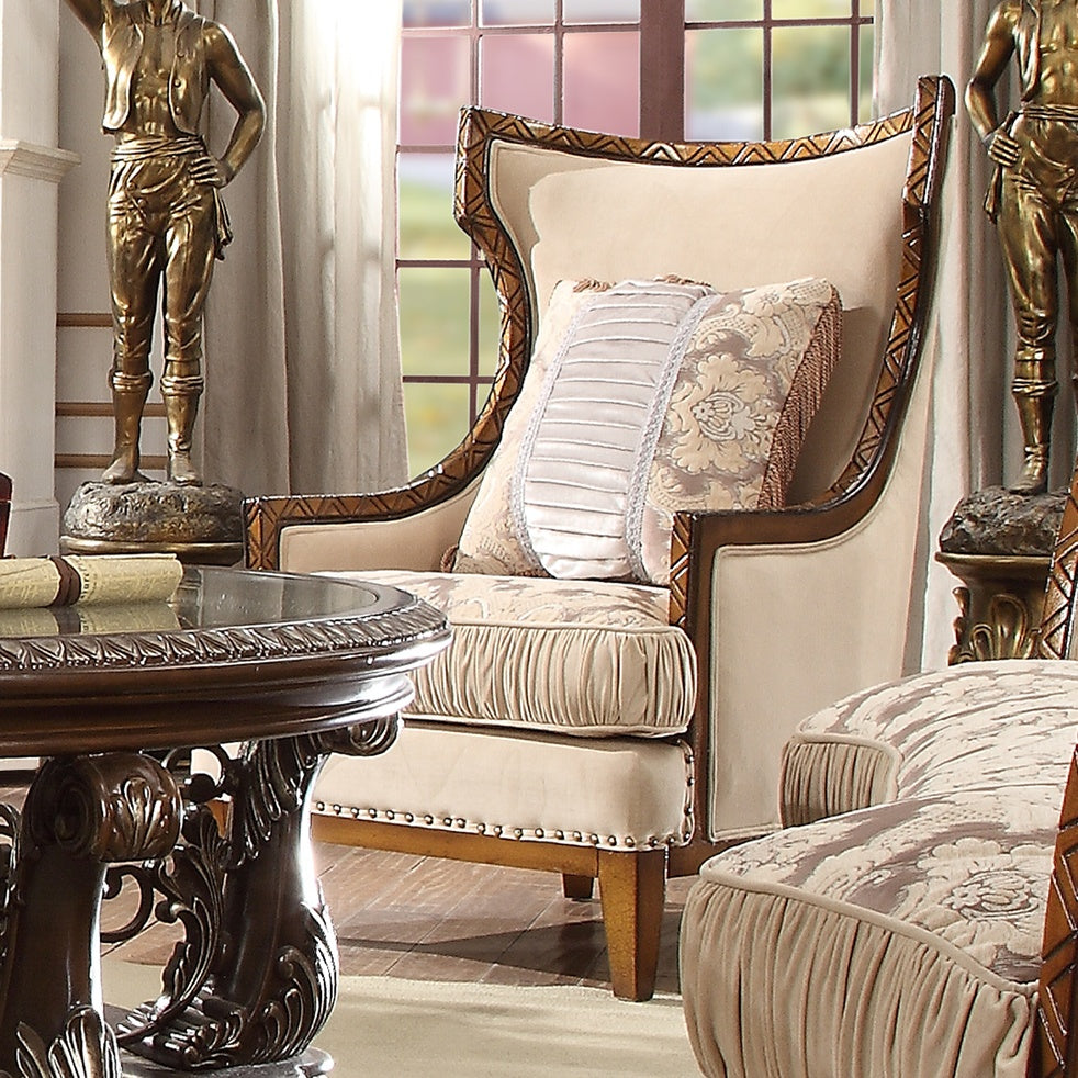 HD-823 Dark Oak 3-Piece Living Room Set