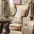 HD-823 Metallic Dark Oak Chair by Homey Design at Eve Furniture