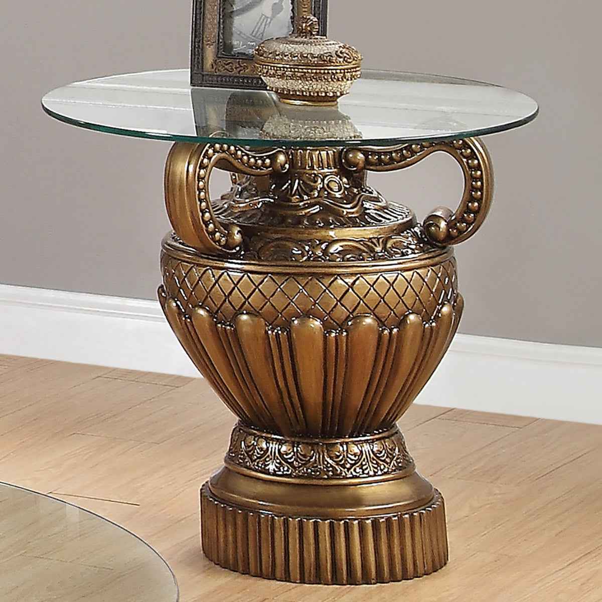 HD-8908B Bronze 3-Piece Coffee Table Set by Homey Design at Eve Furniture