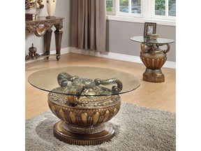HD-8908B Bronze 3-Piece Coffee Table Set by Homey Design at Eve Furniture