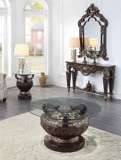 HD-8908C Cherry Coffee Table by Homey Design at Eve Furniture