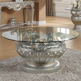 HD-8908S Silver 3-Piece Coffee Table Set by Homey Design at Eve Furniture