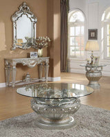 HD-8908S Silver Coffee Table by Homey Design at Eve Furniture