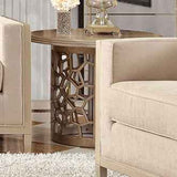 HD-8913CHAM Champagne 3-Piece Coffee Table Set by Homey Design at Eve Furniture