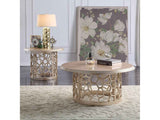 HD-8913CHAM Champagne 3-Piece Coffee Table Set by Homey Design at Eve Furniture