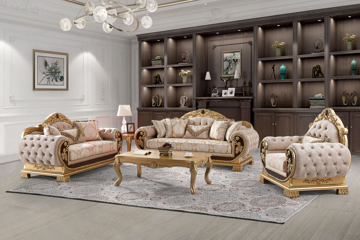 HD-9016 3-Piece Living Room Set