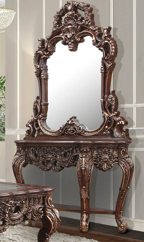 HD-998C Cherry Walnut Console by Homey Design at Eve Furniture