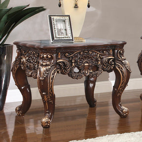 HD-998C Cherry Walnut End Table by Homey Design at Eve Furniture