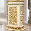 HD-CHE903 Ivory/Gold Highlights Chest by Homey Design at Eve Furniture