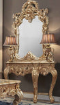 HD-CON998G Gold/Rust Highlights Console Table by Homey Design at Eve Furniture