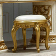 HD-ST903 Ivory/Gold Highlights Stool by Homey Design at Eve Furniture