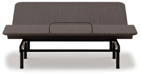 Head/Foot Model - Good Charcoal Gray Queen Adjustable Base by Ashley at Eve Furniture