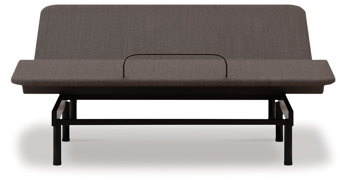Head/Foot Model - Good Charcoal Gray Queen Adjustable Base by ASHLEY FURNITURE at Eve Furniture