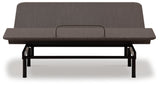 Head/Foot Model - Good Charcoal Gray Queen Adjustable Base by ASHLEY FURNITURE at Eve Furniture