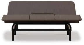 Head/Foot Model - Good Charcoal Gray Queen Adjustable Base by ASHLEY FURNITURE at Eve Furniture