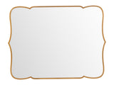 Hearst 2 Gold Wall Mirror by Crestview at Eve Furniture