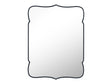 Hearst Black Wall Mirror by Crestview at Eve Furniture